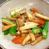 マコモタケ入り甘辛野菜炒め